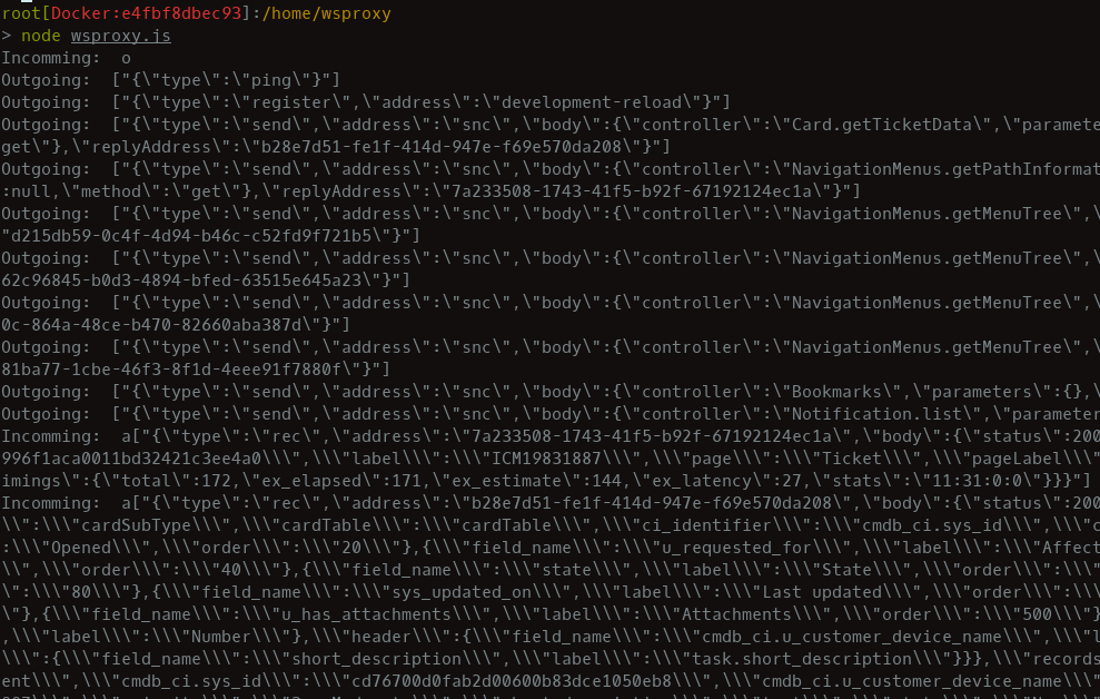 Working interception